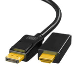 Adaptateur DisplayPort vers HDMI 4K 1,8m