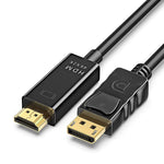 Adaptateur DisplayPort vers HDMI 4K 1,8m - Vignette | Cibertek