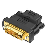 Adaptateur DVI vers HDMI Bidirectionnel 1080p - Vignette | Cibertek