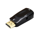 Adaptateur HDMI vers VGA HD 1080P avec audio 3.5mm - Vignette | Cibertek