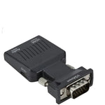Adaptateur VGA vers HDMI 1080P - Vignette | Cibertek