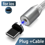 Câble de charge rapide USB magnétique 3A - Vignette | Cibertek
