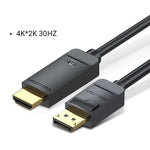 Câble DisplayPort vers HDMI 4K 1080p