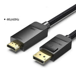 Câble DisplayPort vers HDMI 4K 1080p