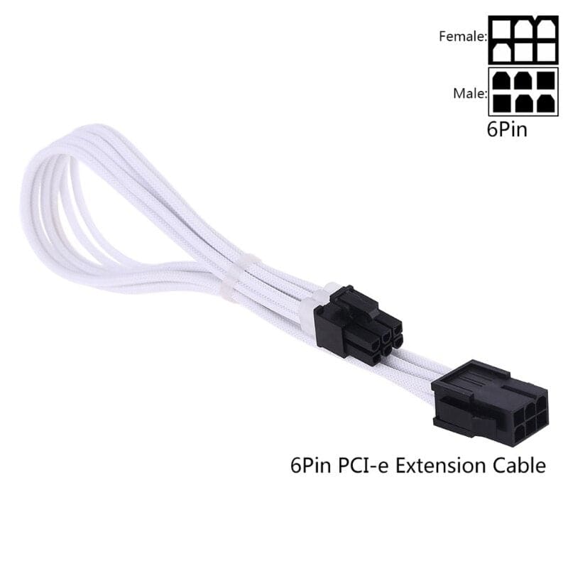 Câble Extension alimentation modulaire (CPU 6 pin pcie GPU