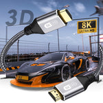 Câble HDMI 2.1 144hz 3m - Vignette | Cibertek