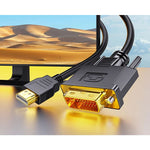 Câble HDMI vers DVI d 4K 30Hz - Vignette | Cibertek
