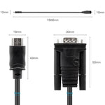 Câble HDMI vers VGA 1,5m