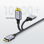 Câble micro USB 3.0 5GB charge rapide - Vignette | Cibertek