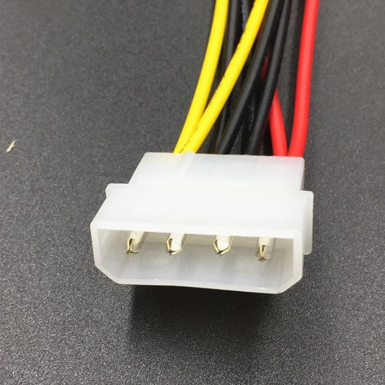 Câble Molex 4 Pin vers SATA x2