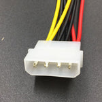 Câble Molex 4 Pin vers SATA x2 - Vignette | Cibertek