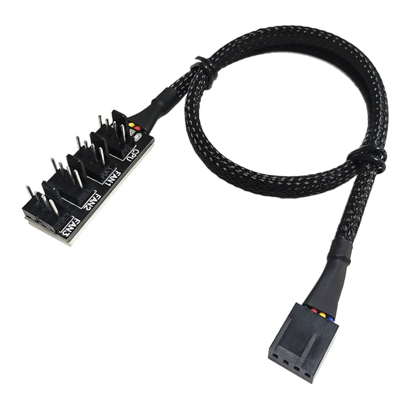 Câble pour ventilateur pc 4 pin vers 4x4-pins Molex