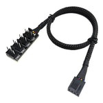 Câble pour ventilateur pc 4 pin vers 4x4-pins Molex - Vignette | Cibertek