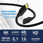 Câble rallonge HDMI 8k - Vignette | Cibertek