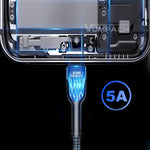Câble USB C charge rapide 5A