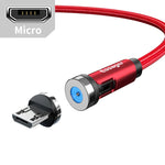 Câble USB C magnétique charge rapide - Vignette | Cibertek