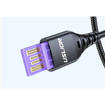 Câble USB C Samsung 5A charge rapide avec led - Vignette | Cibertek