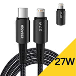 Câble USB C vers Lighting 20W charge rapide - Vignette | Cibertek