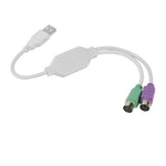 Câble USB mâle vers PS/2 femelle