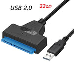 Câble USB vers SATA 3 pour SSD et HDD