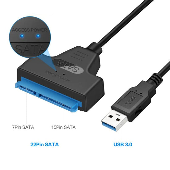 Câble USB vers SATA 3 pour SSD et HDD